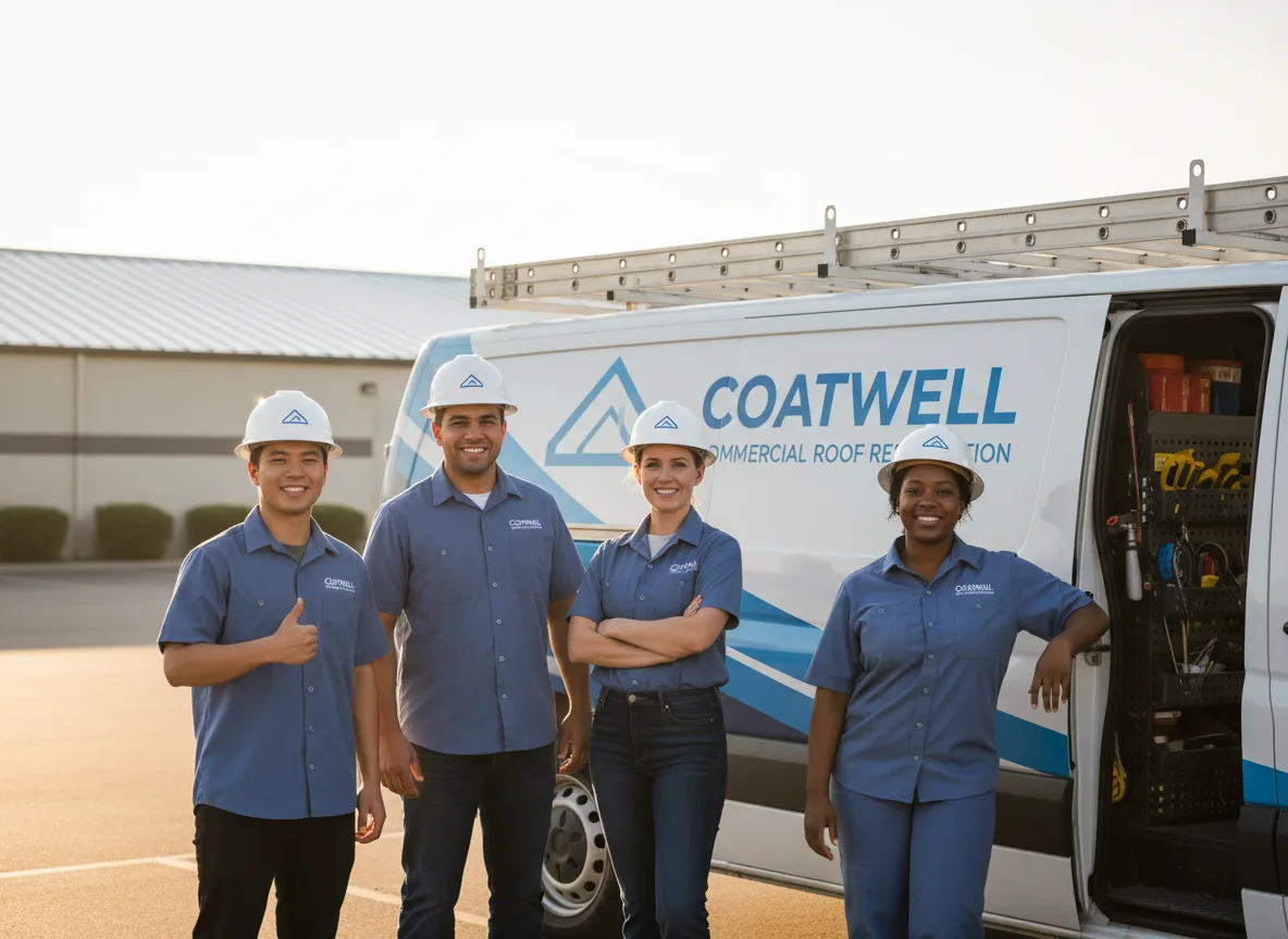 Commercial roof coating company in Waltham, MA
